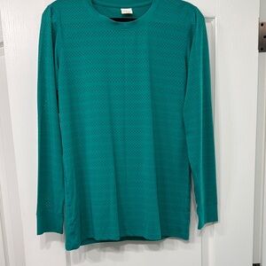 Zyia Active Teal Long Sleeve Top